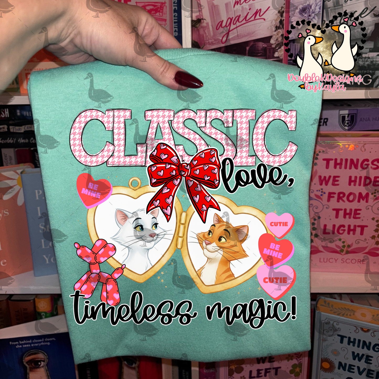 Cats Classic Love PNG Design