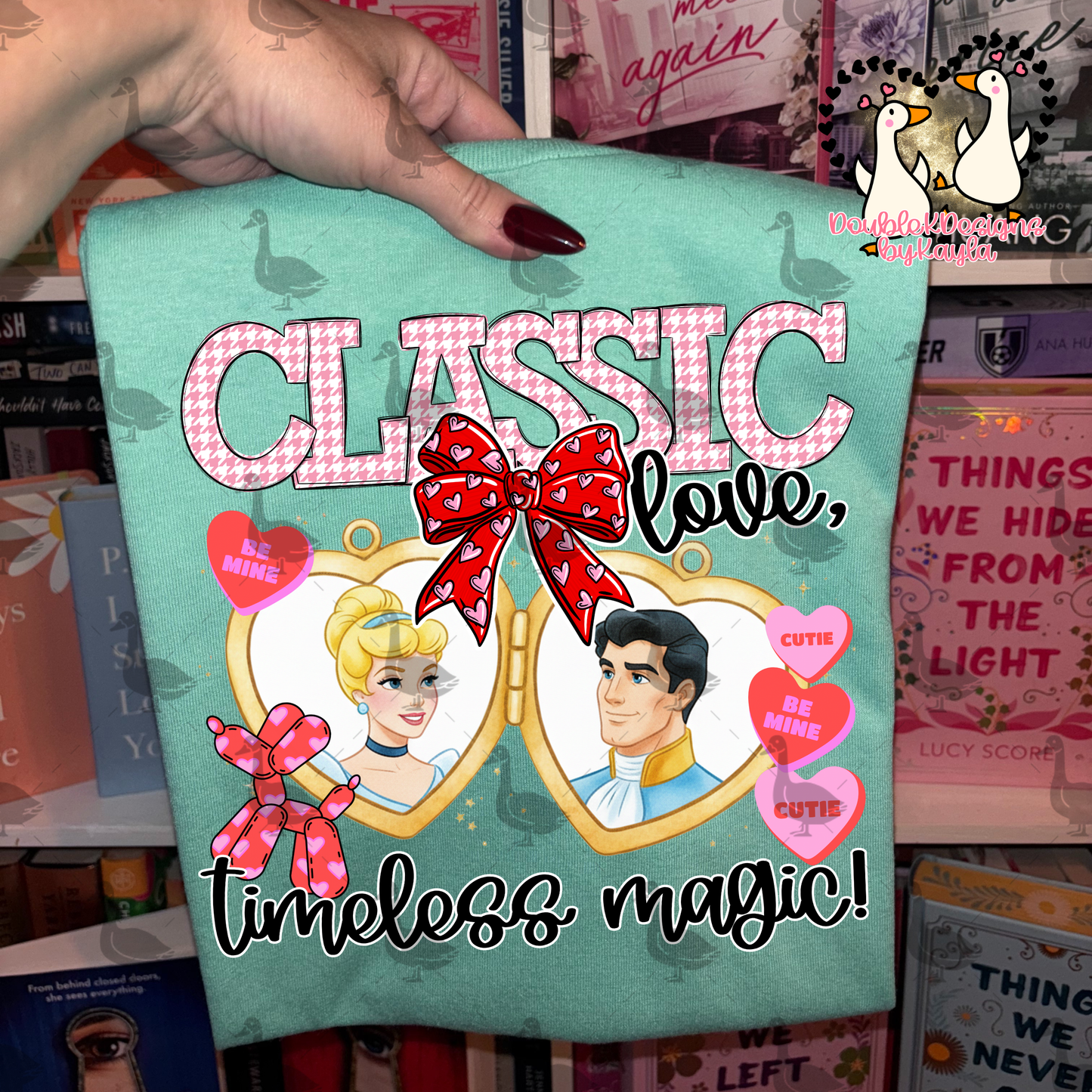 Cinderella Classic Love PNG Design
