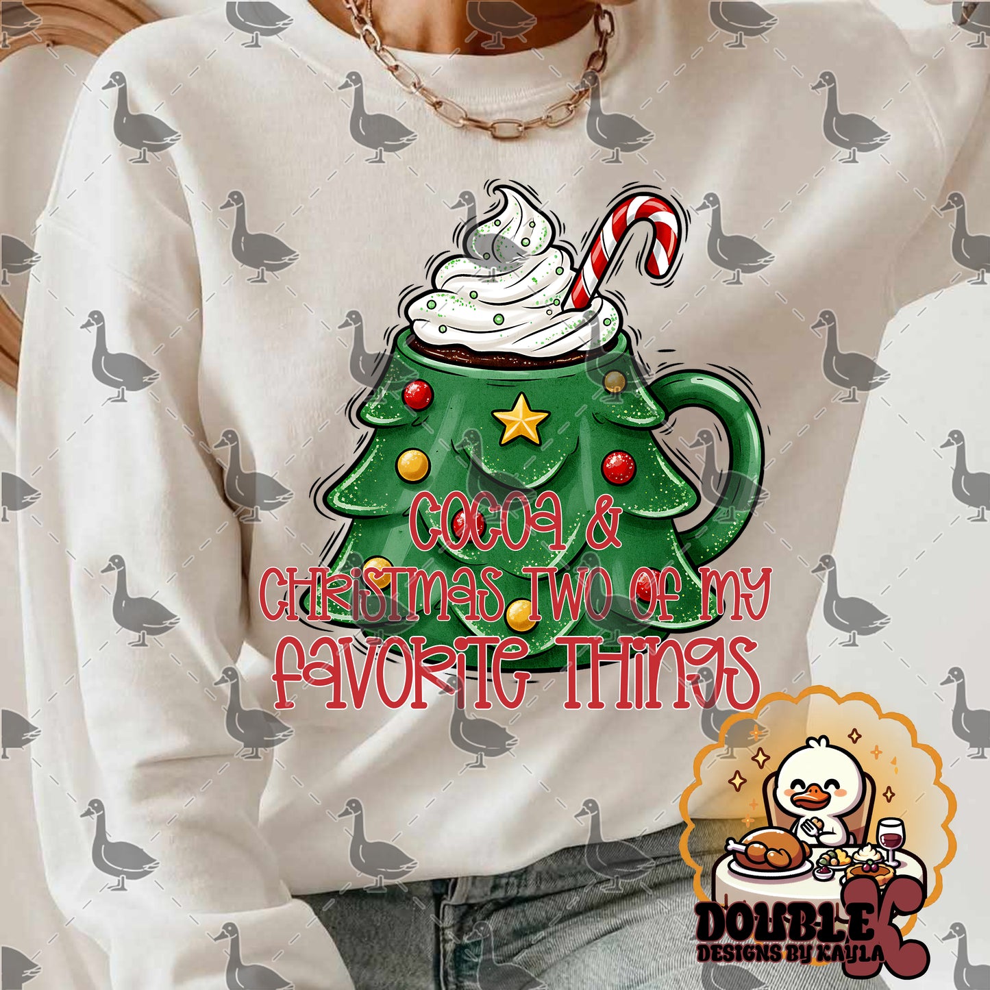 Cocoa & Christmas Digital Design | Favorite Things Mug PNG