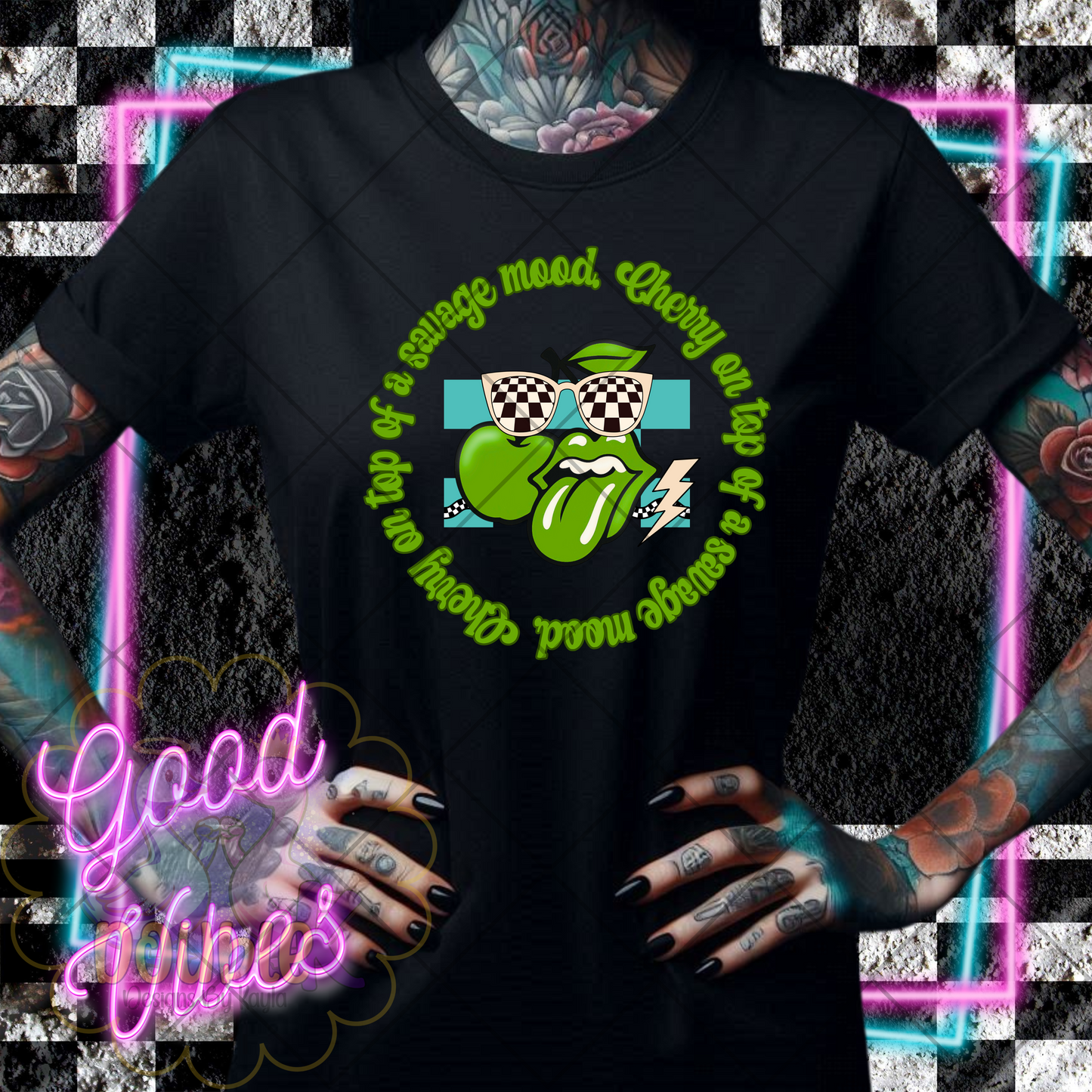CHERRY ON TOP OF A SAVAGE MOOD "GREEN"