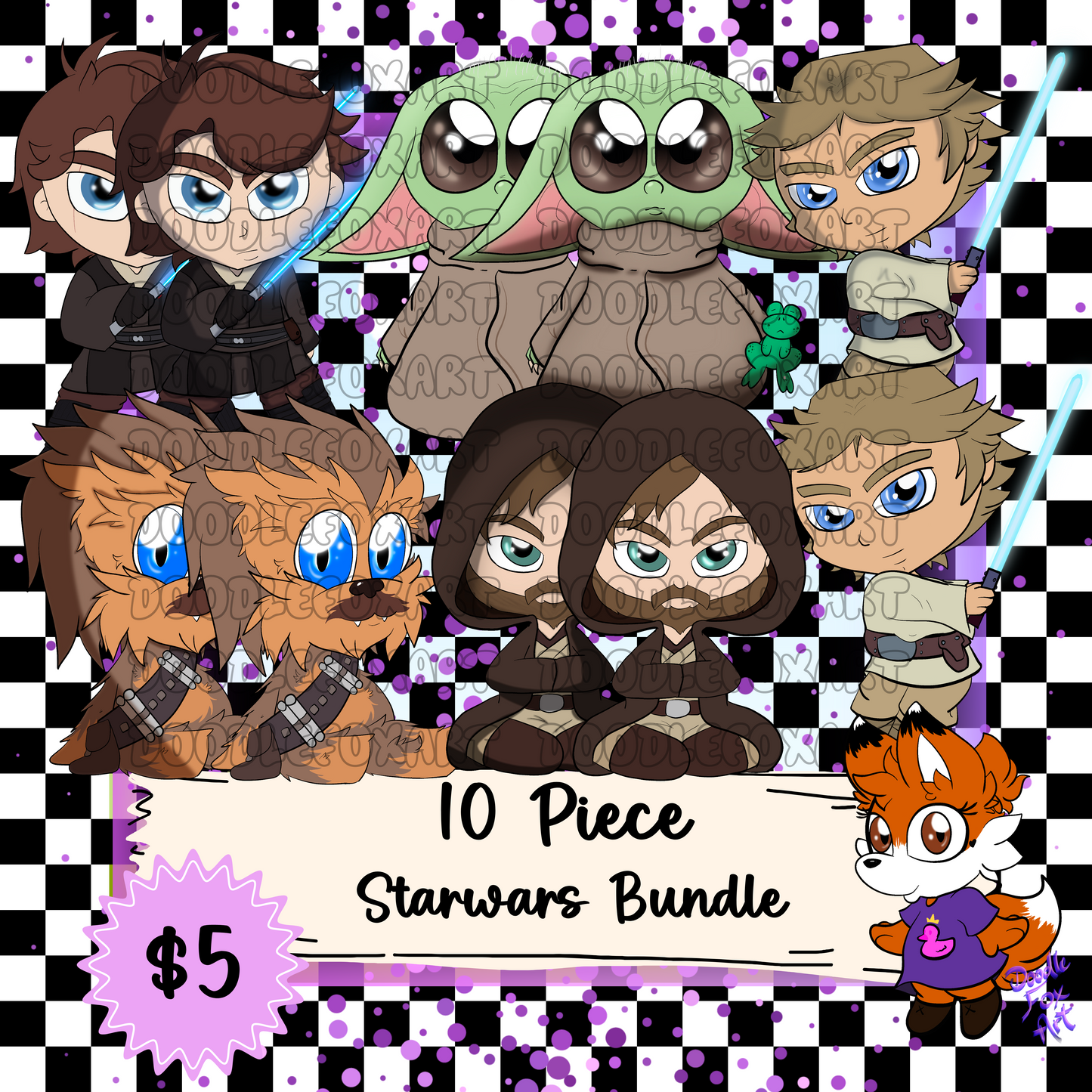 10 Piece Starwars Bundle Clipart