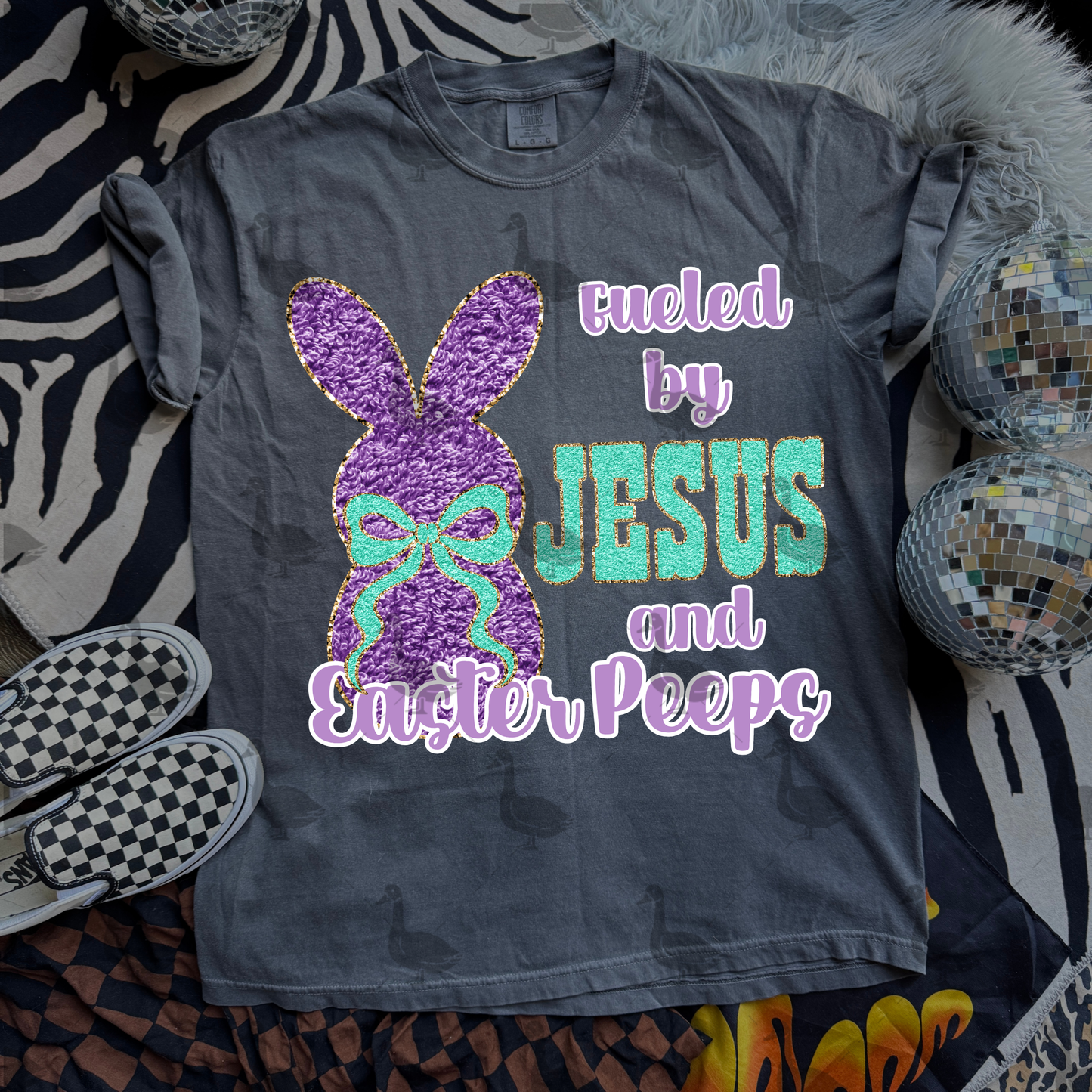 FUELED BY JESUS AND EASTER PEEPS