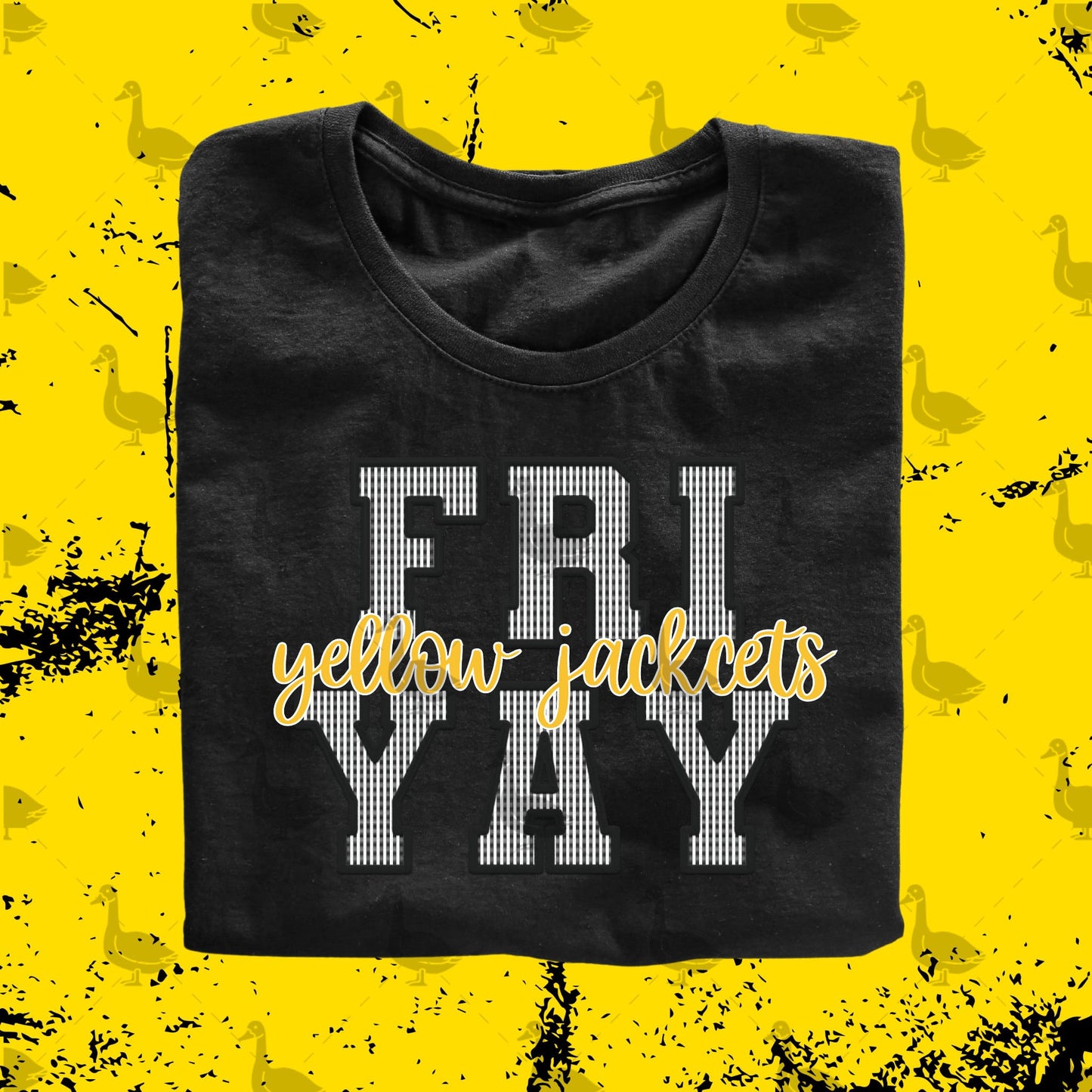 Custom "FRIYAY" Mascot Spirit Shirt Digital Design | Personalized Team Name & Colors