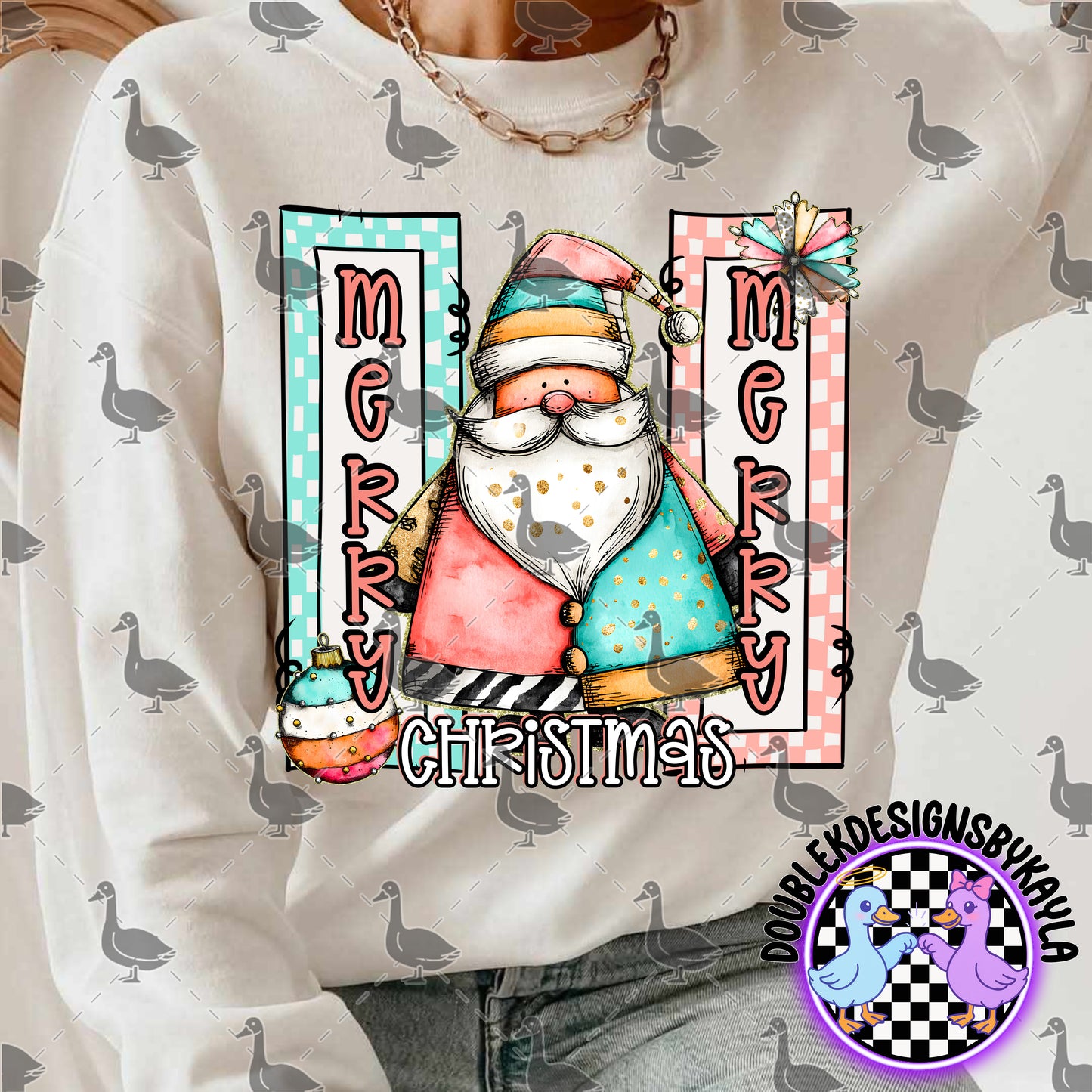 Merry Merry Christmas Santa – Digital Design