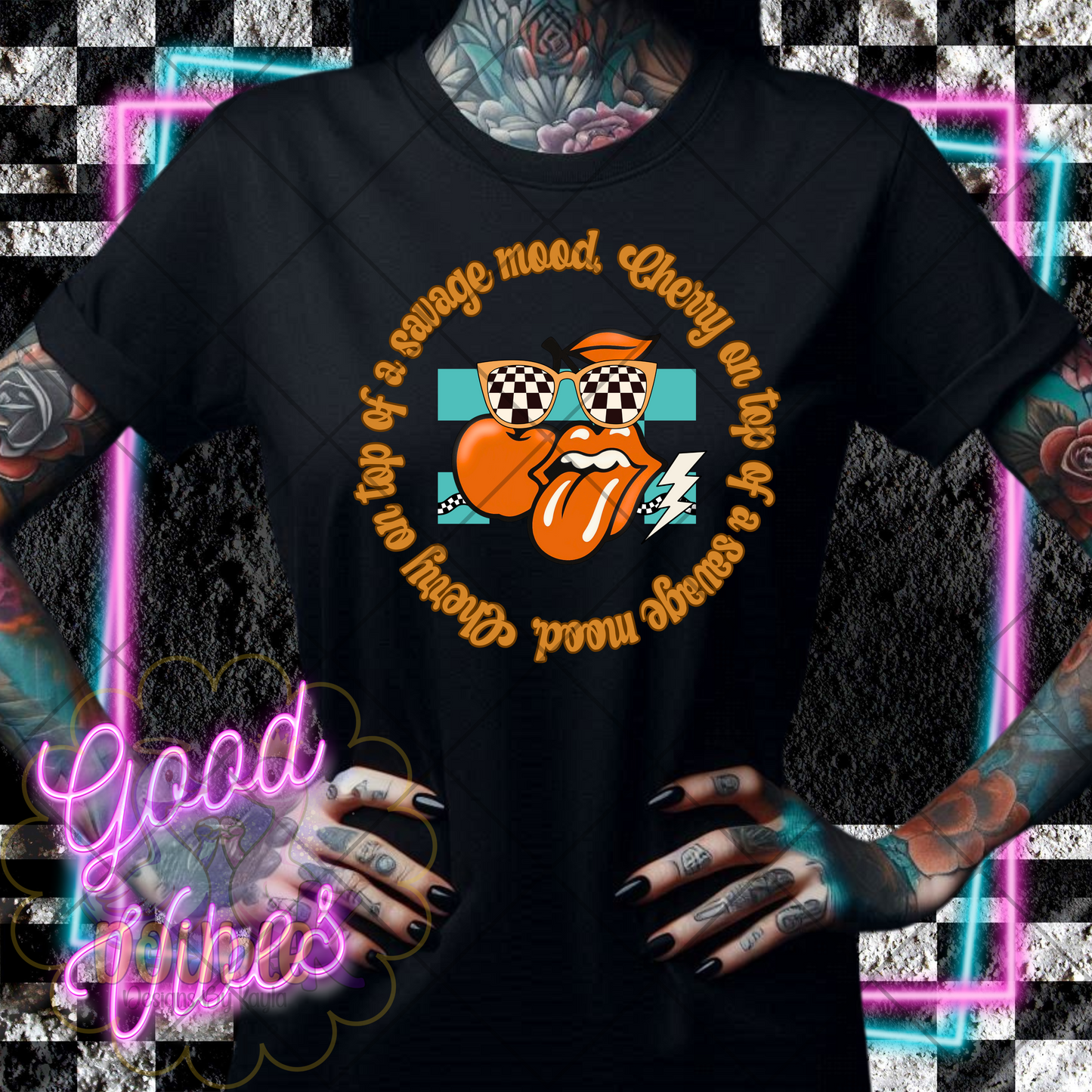 CHERRY ON TOP OF A SAVAGE MOOD "ORANGE"