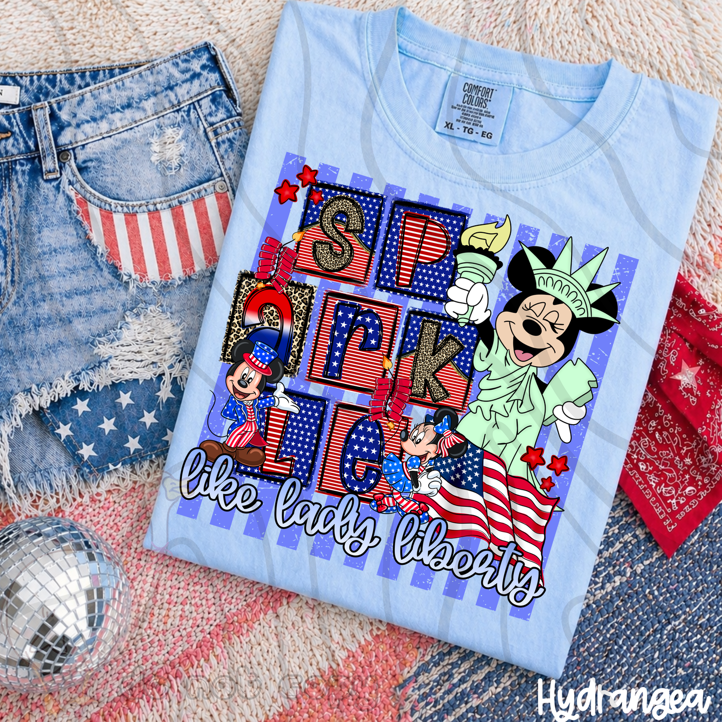 Sparkle like lady liberty