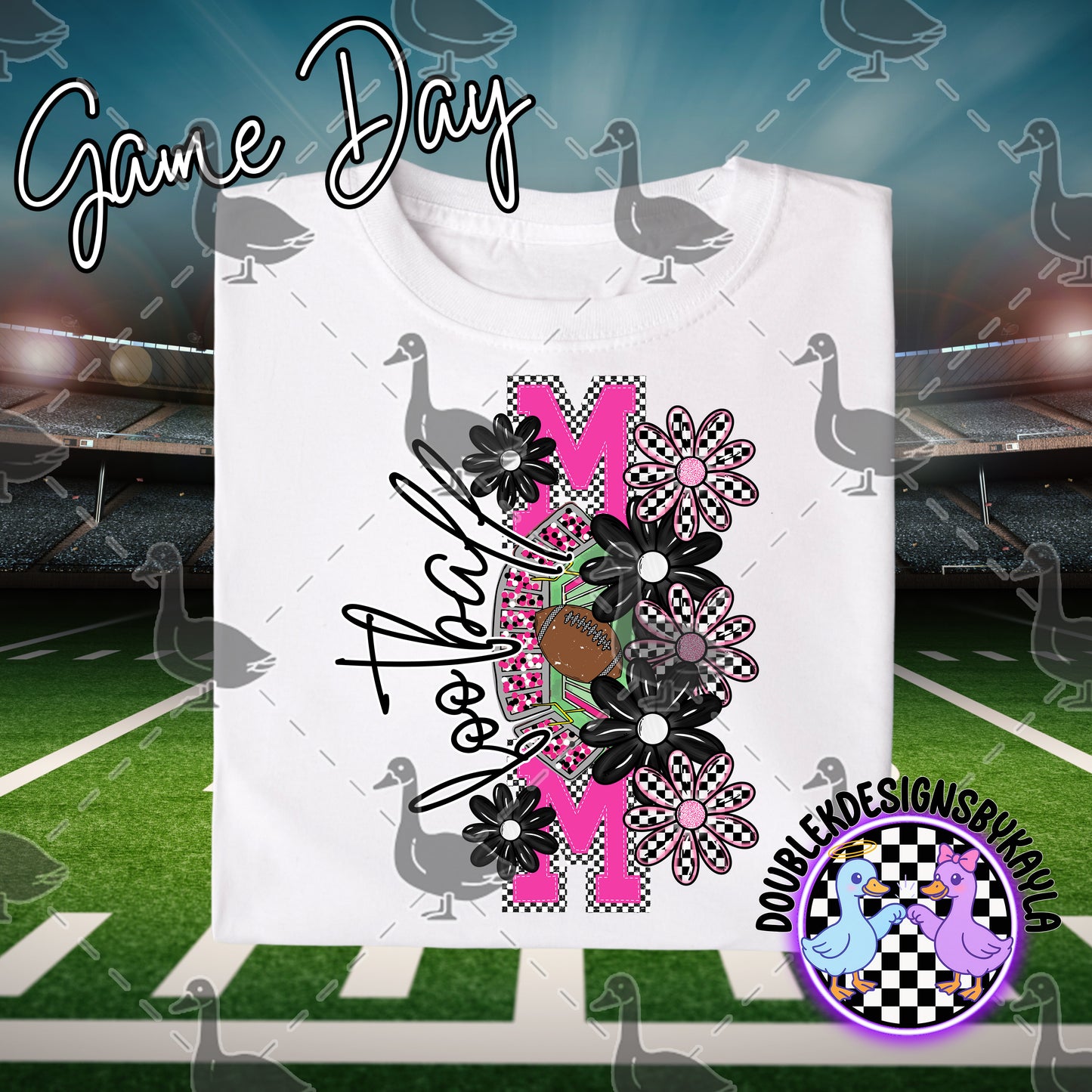 Game Day - Floral Mom Series | Cheer & Football Mom PNGs