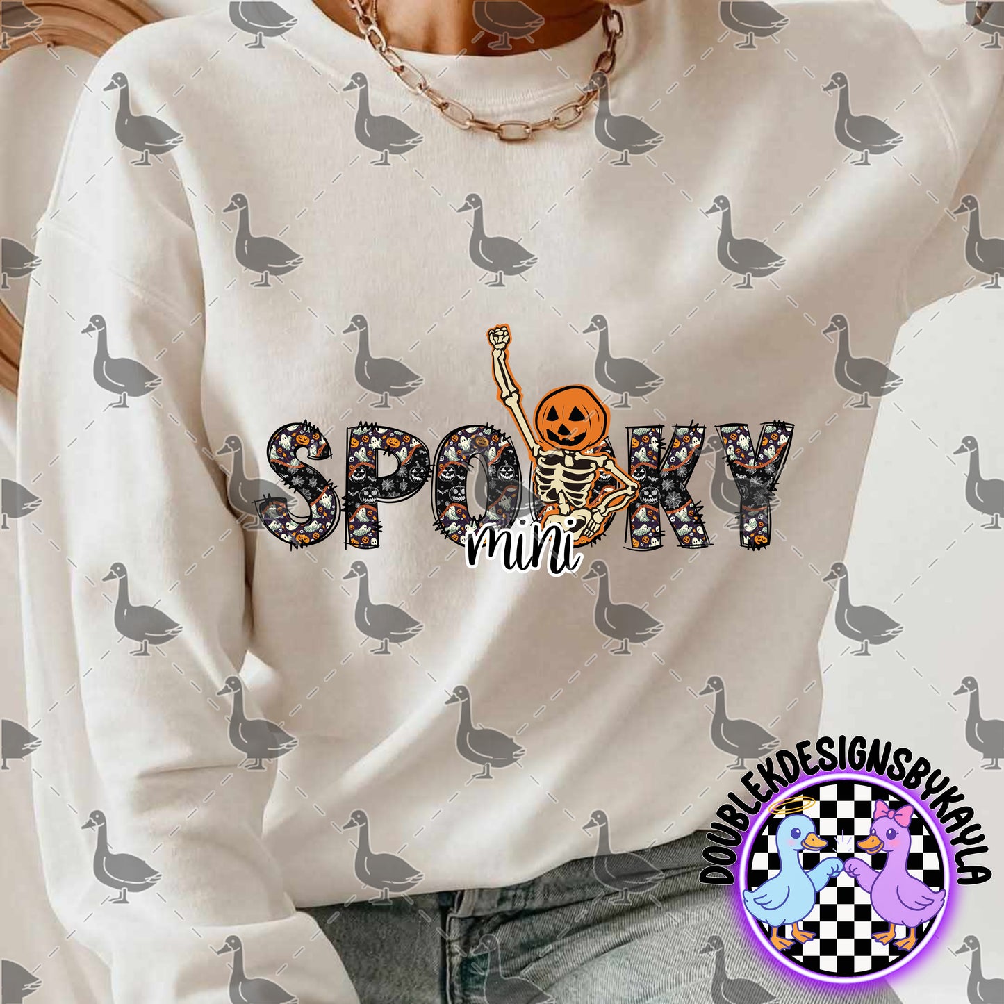 Spooky Mama & Spooky Mini – Halloween Digital Design Set
