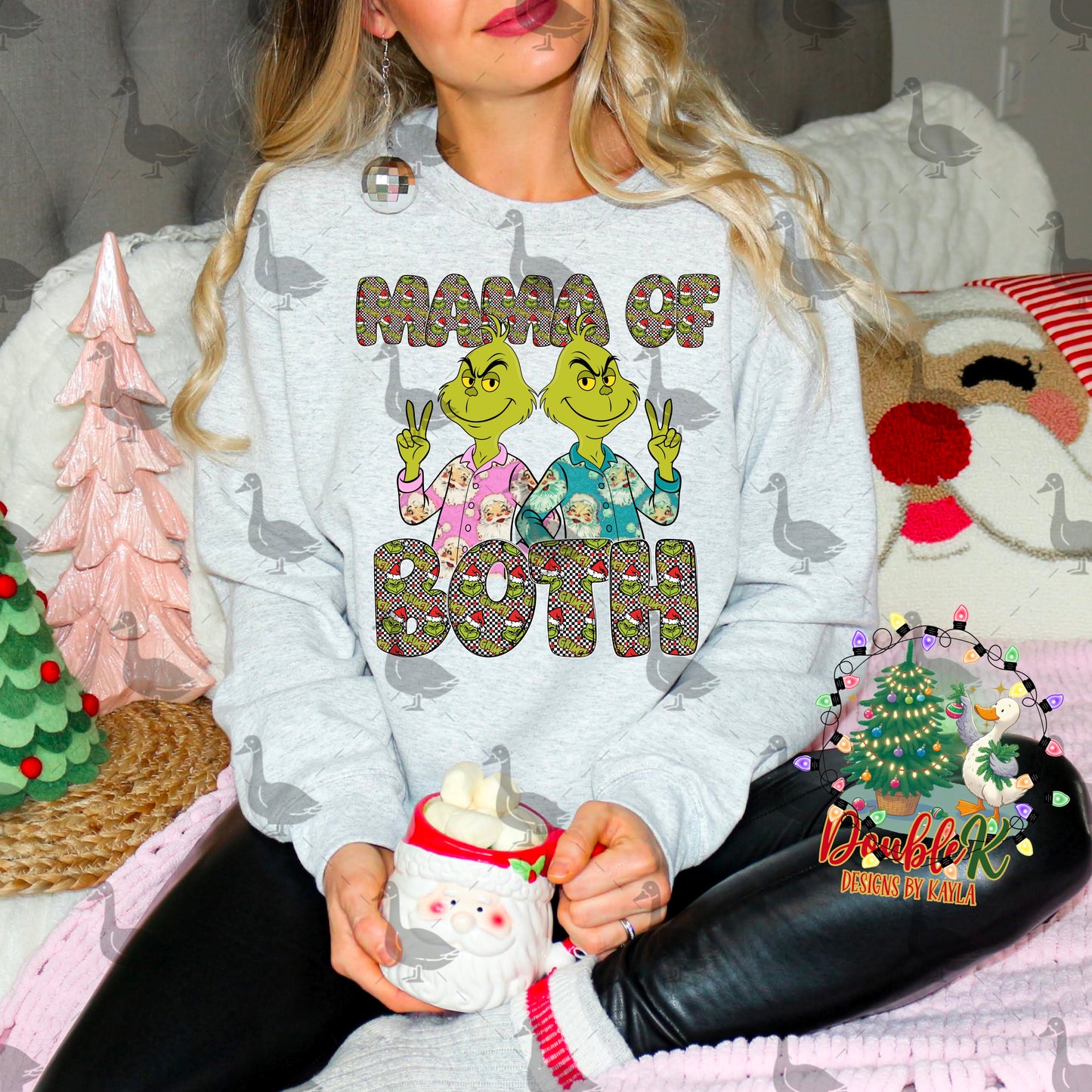 Mama Of Both Digital Design | Christmas PNG