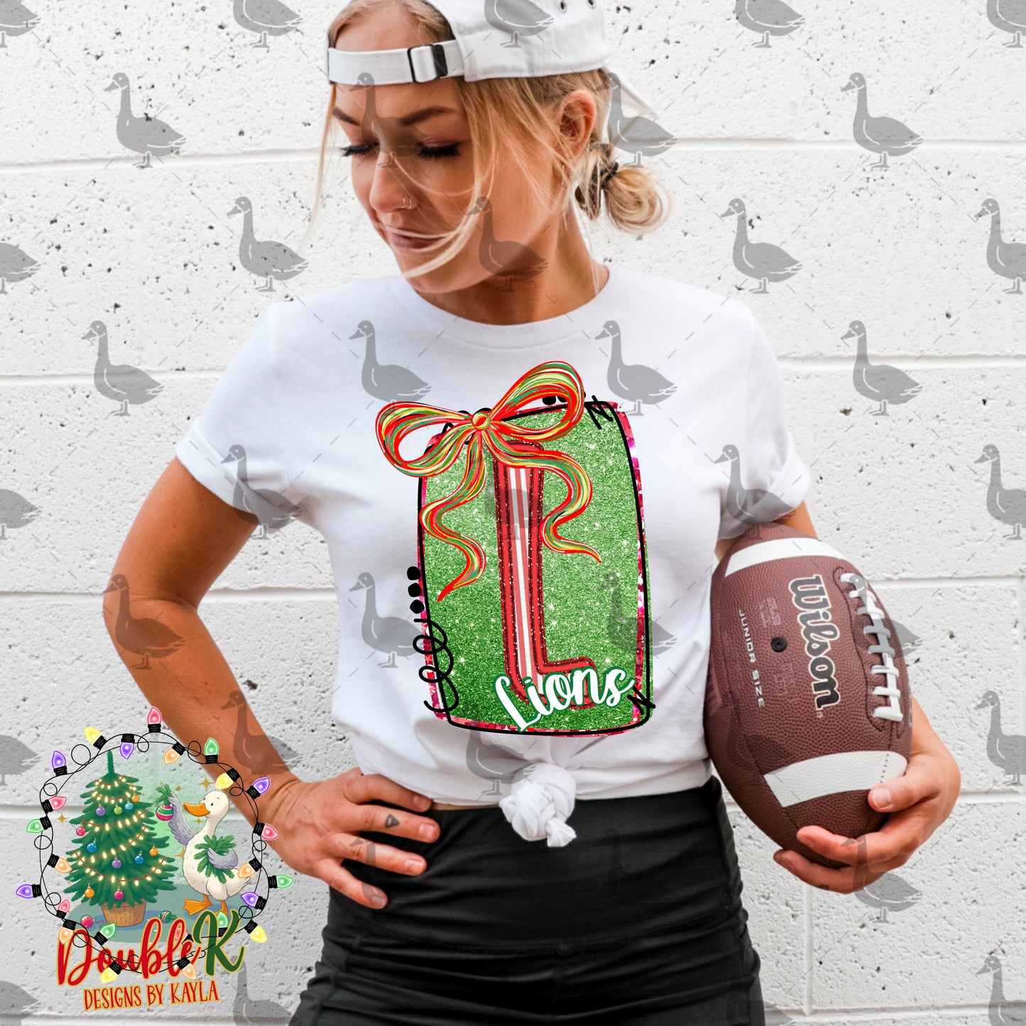 Lions Christmas Football PNG