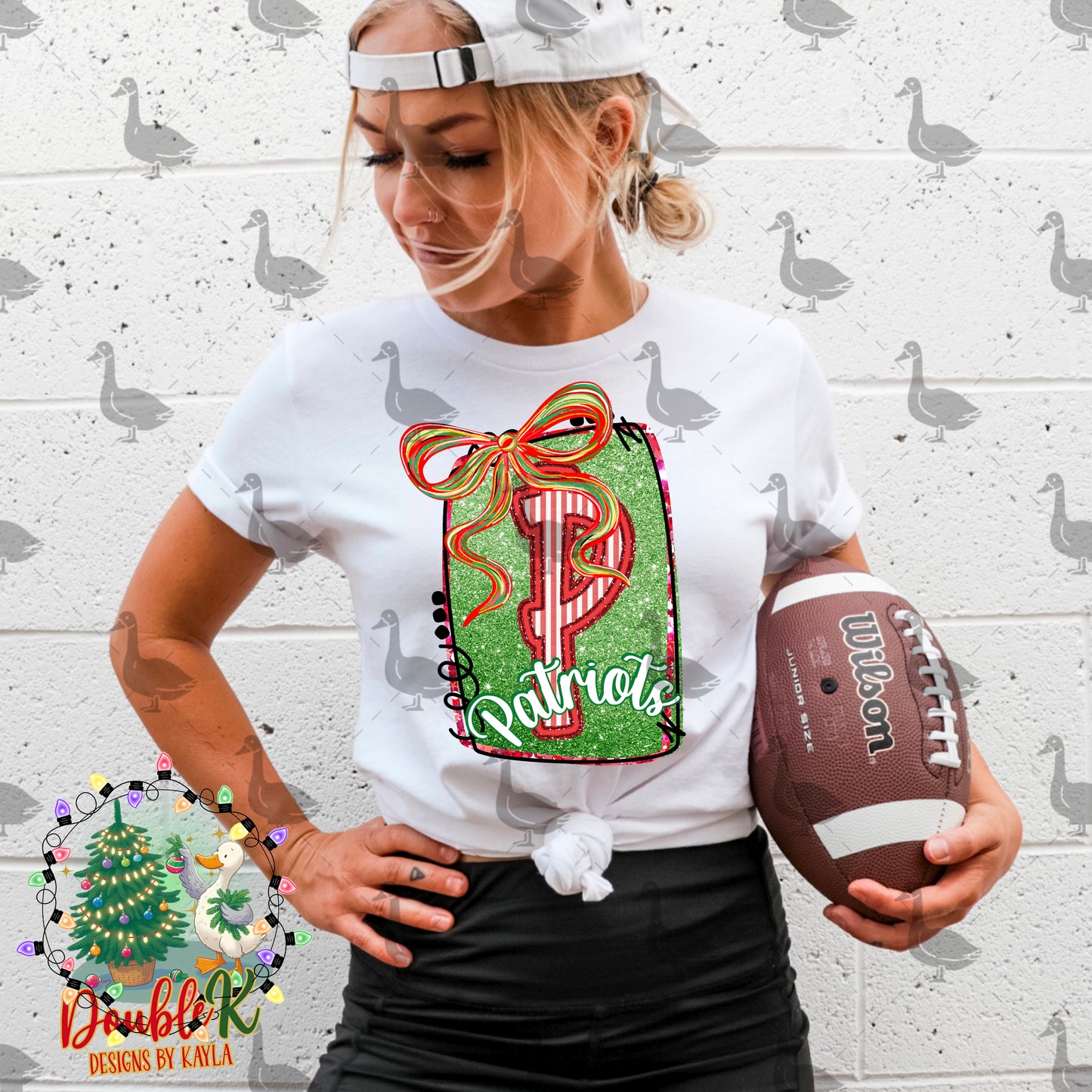 Patriots Christmas Football PNG