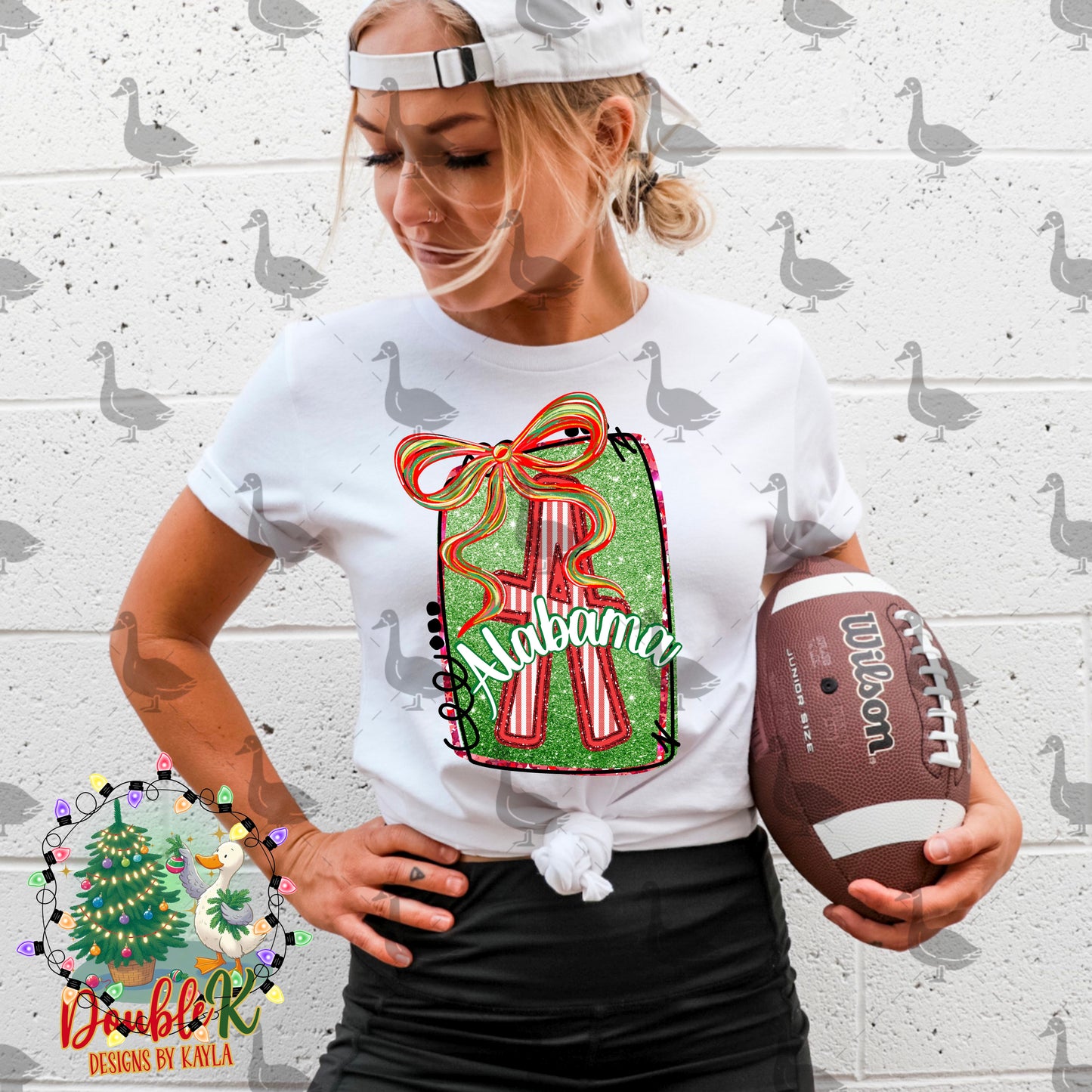 Alabama Christmas Football PNG