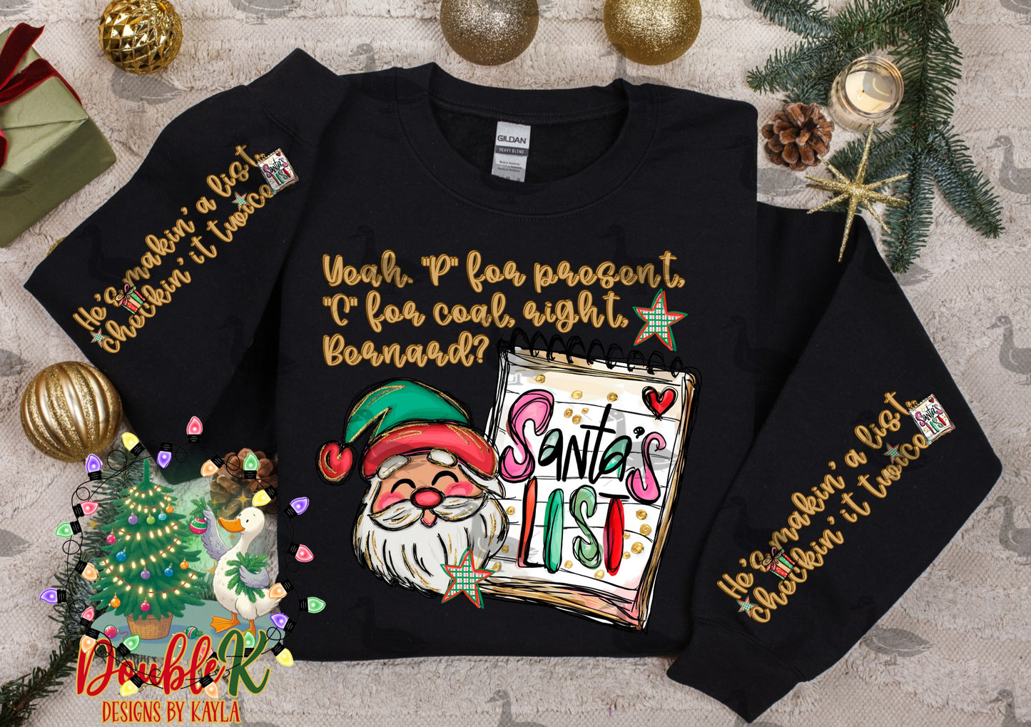 Santa's List PNG Design