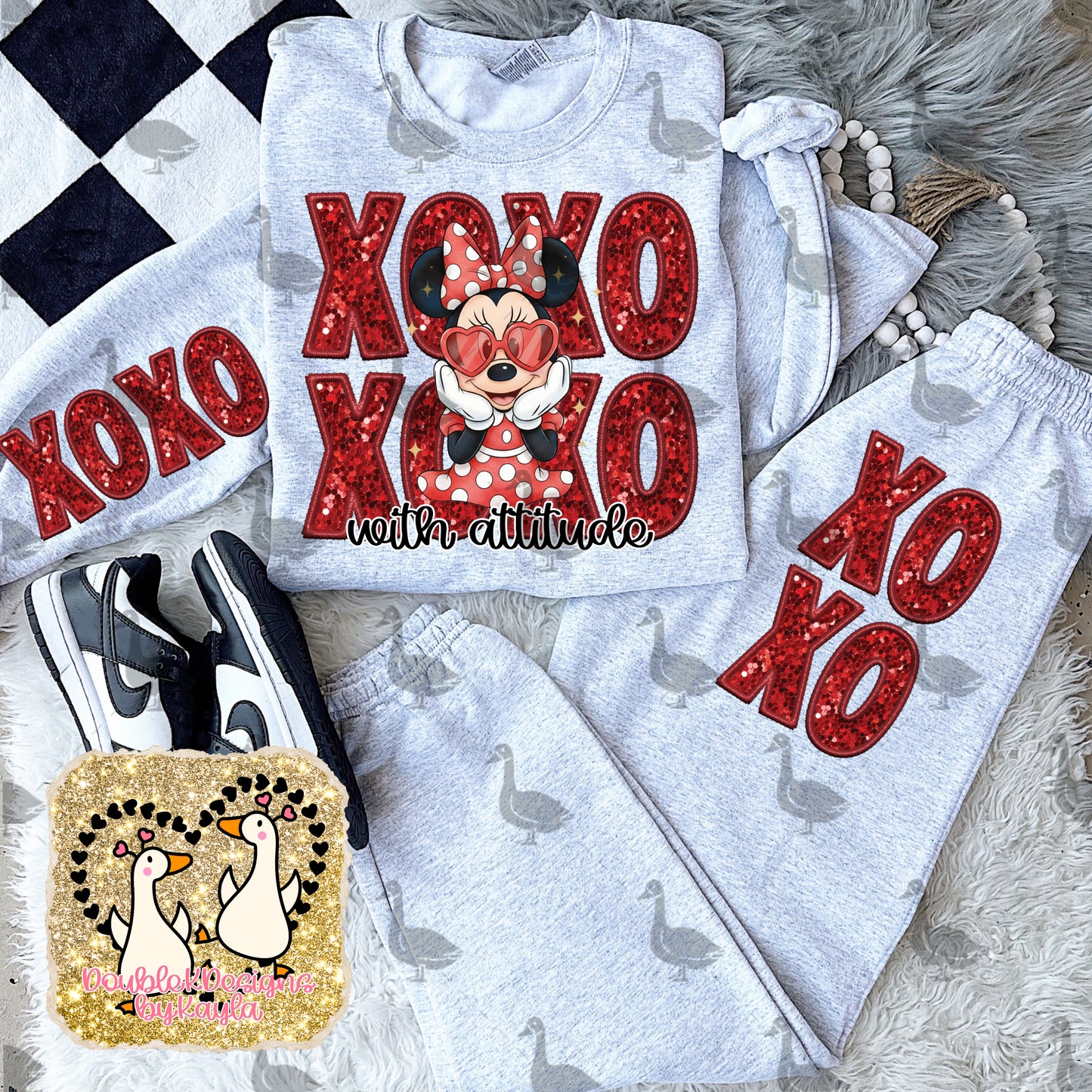 XOXO With Attitude PNG Design