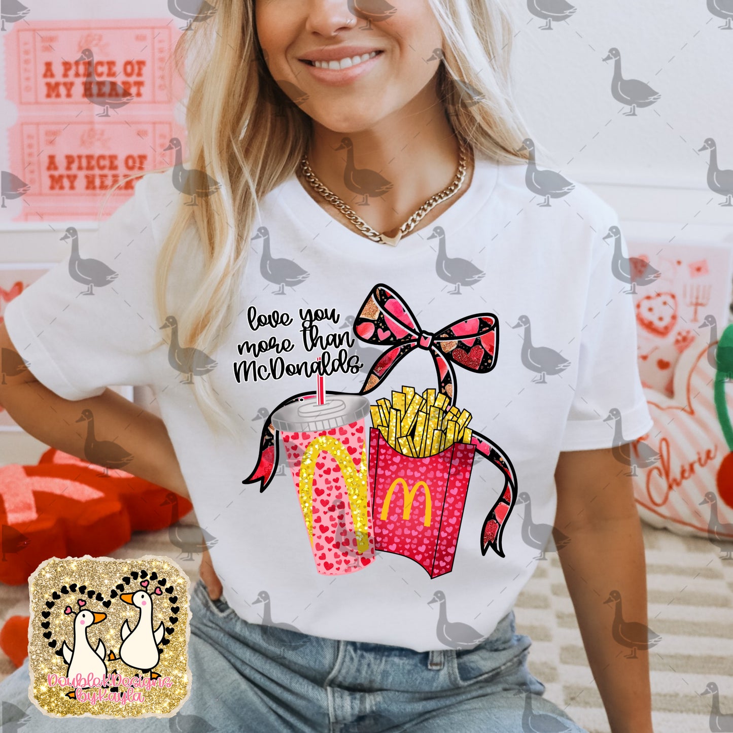 Love You More Than Mc PNG Design