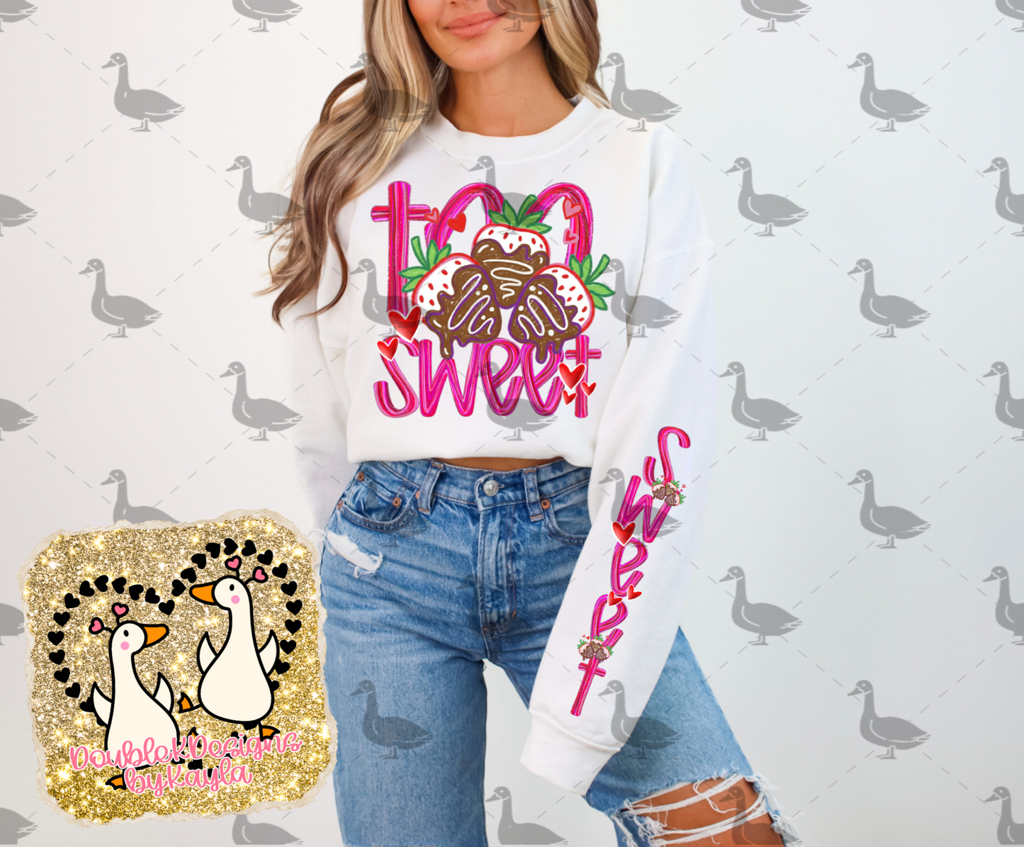 Too Sweet PNG Design