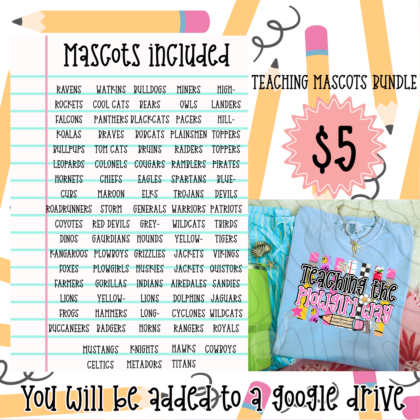 Teaching Mascot Goose Grab Bundle
