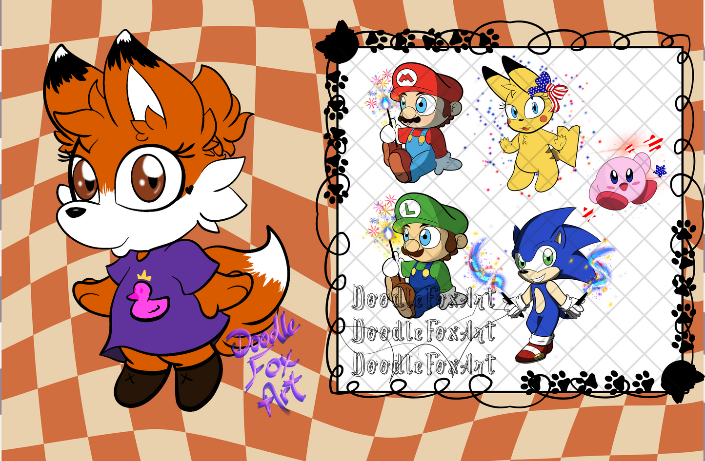 DoodleFoxArt 4th of July Bundle