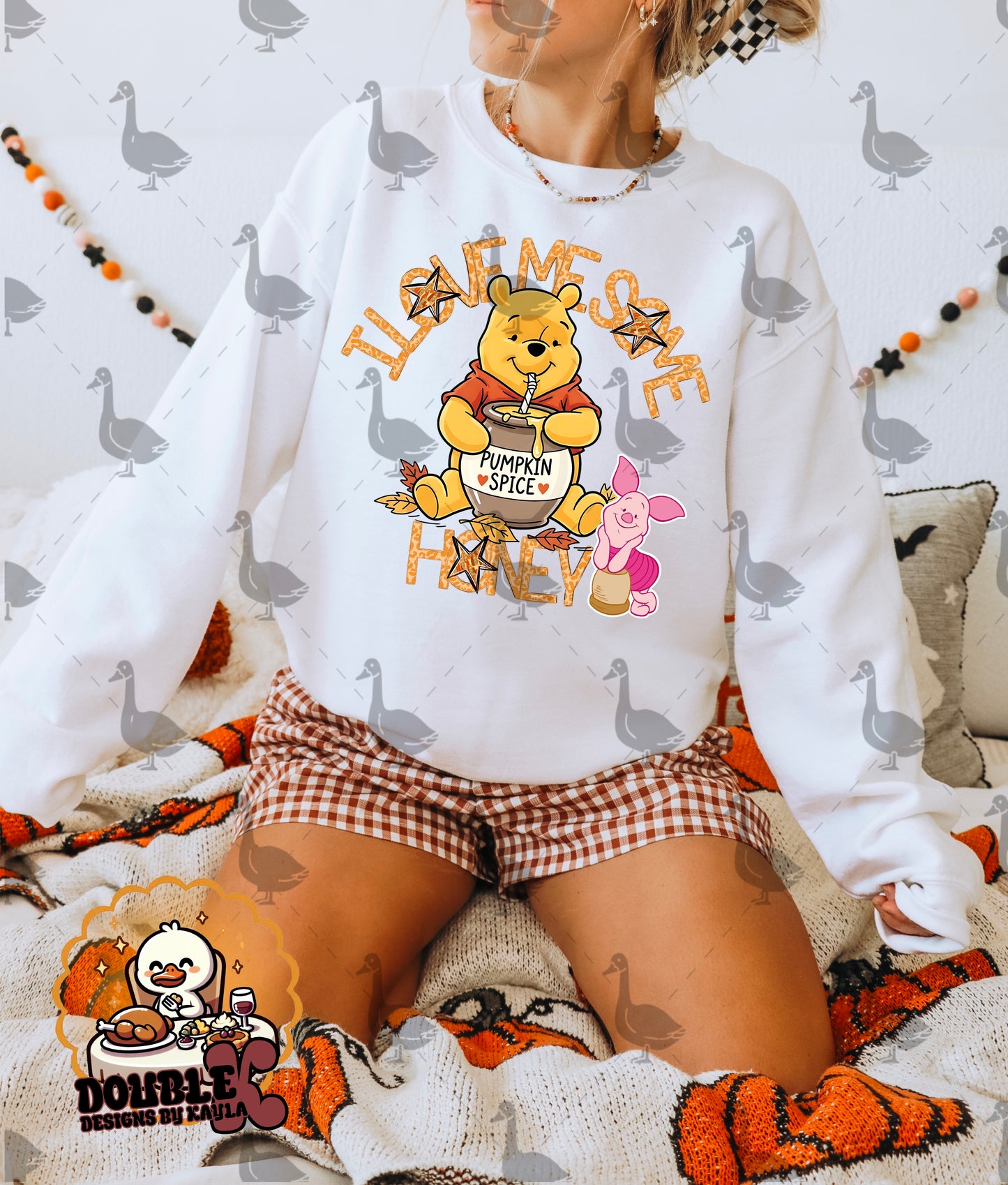 I Love Me Some Pumpkin Spice Honey Digital Design | Fall PNG