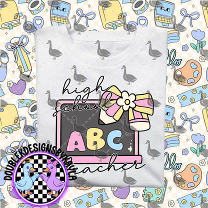Teach Me Pretty – School Staff Shirt PNGs