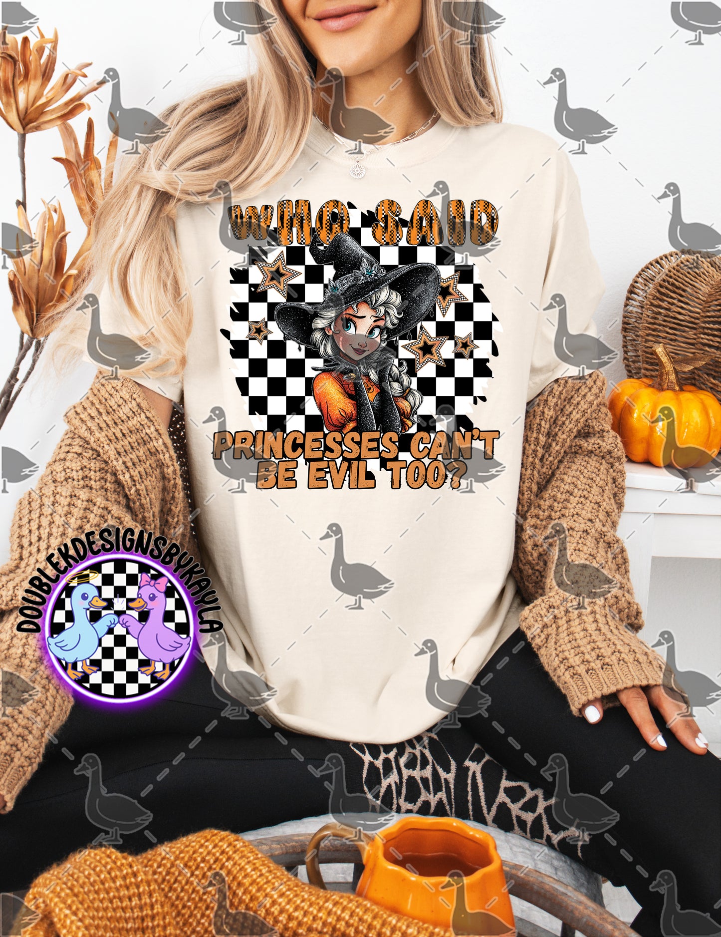 Who Said Princesses Can’t Be Evil Too | Halloween Princess Witch Digital Design