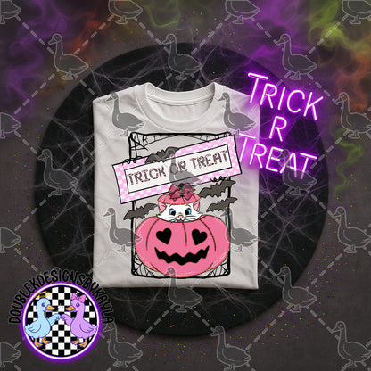 Halloween Trick or Treat Digital Design – 17 Character Styles (PNG)