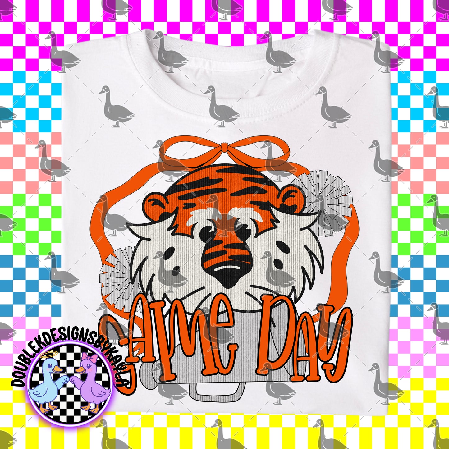 Game Day Bow + Pom Graphic Design Bundle – 16 Team-Inspired PNGs