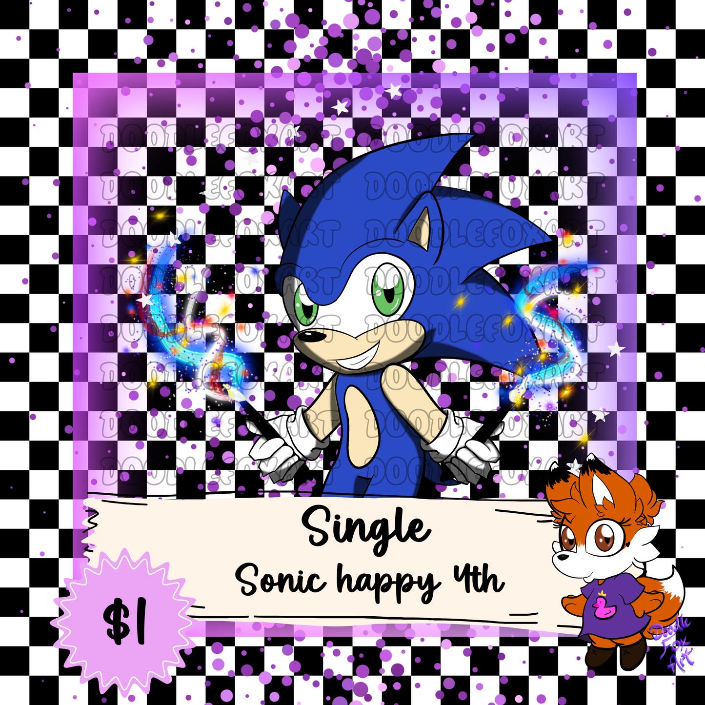 Single Sonic Clipart