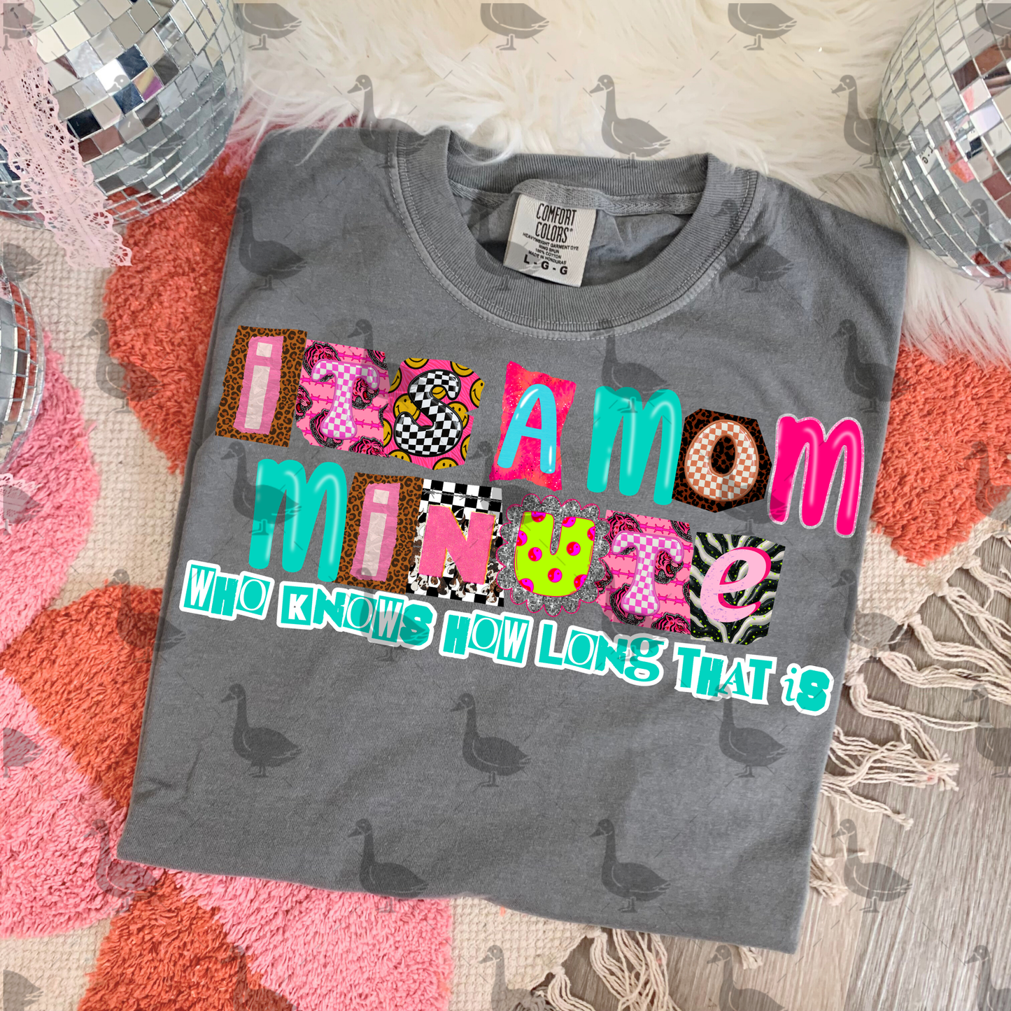 Mom Minute Who Knows Turquoise
