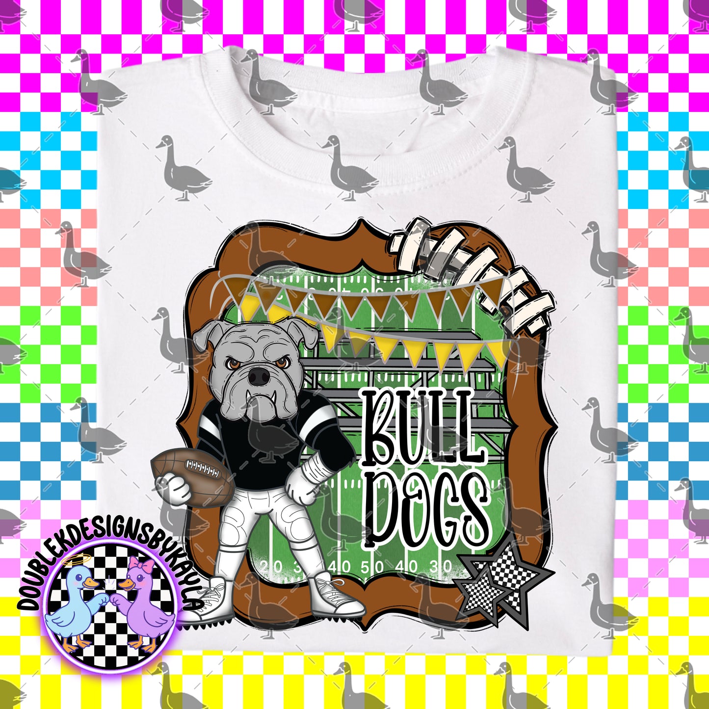 Gridiron Growlers – Mascot Football Series Team Spirit Bundle or individual PNG