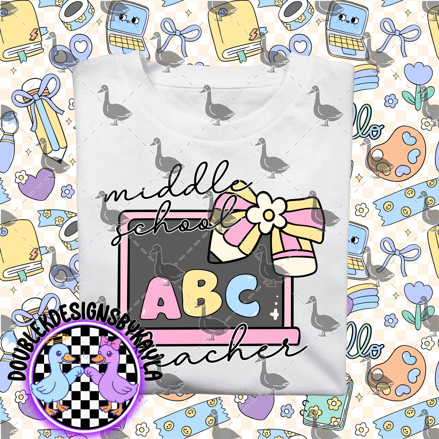 Teach Me Pretty – School Staff Shirt PNGs