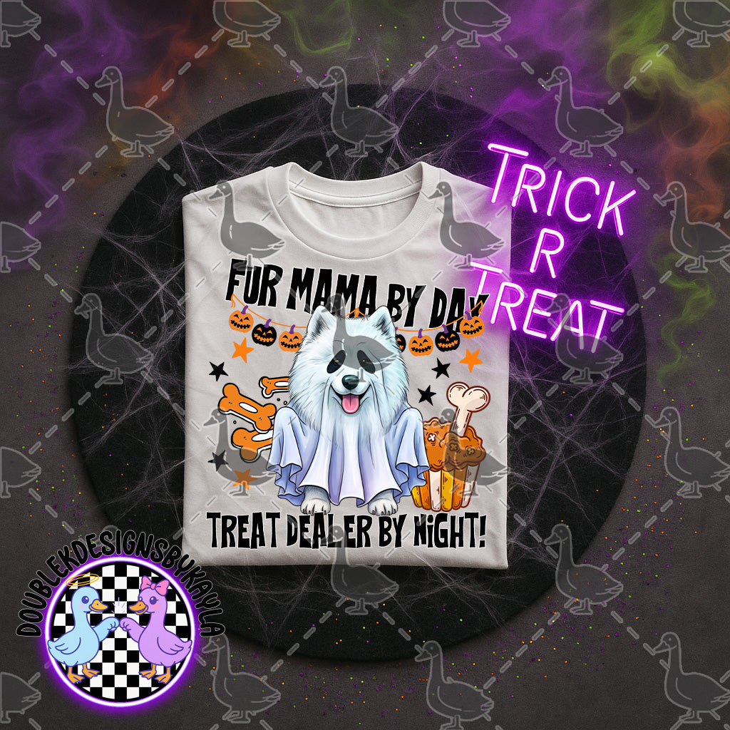 Fur Mama by Day – Halloween Dog Mom PNG Digital File
