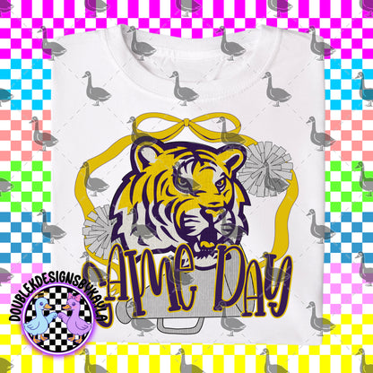 Game Day Bow + Pom Graphic Design Bundle – 16 Team-Inspired PNGs