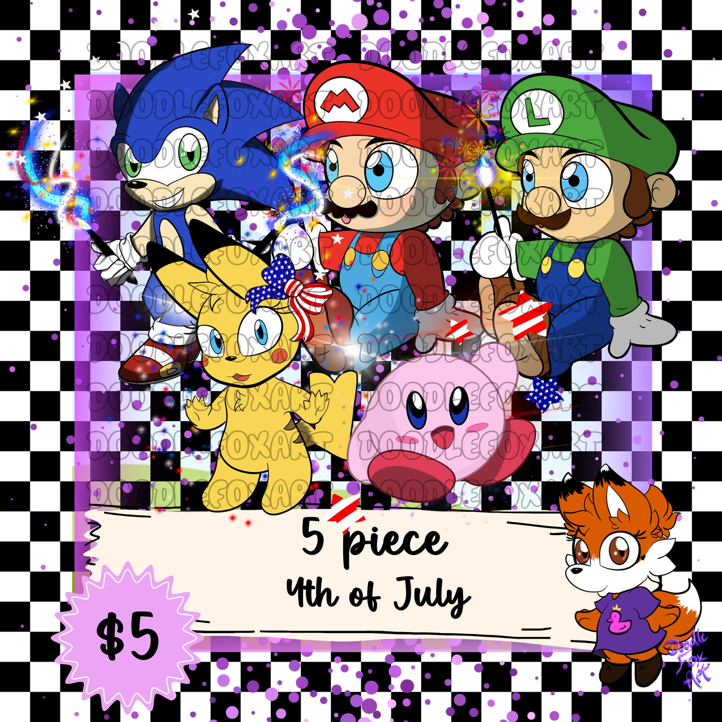 Fourth of July Clipart Bundle