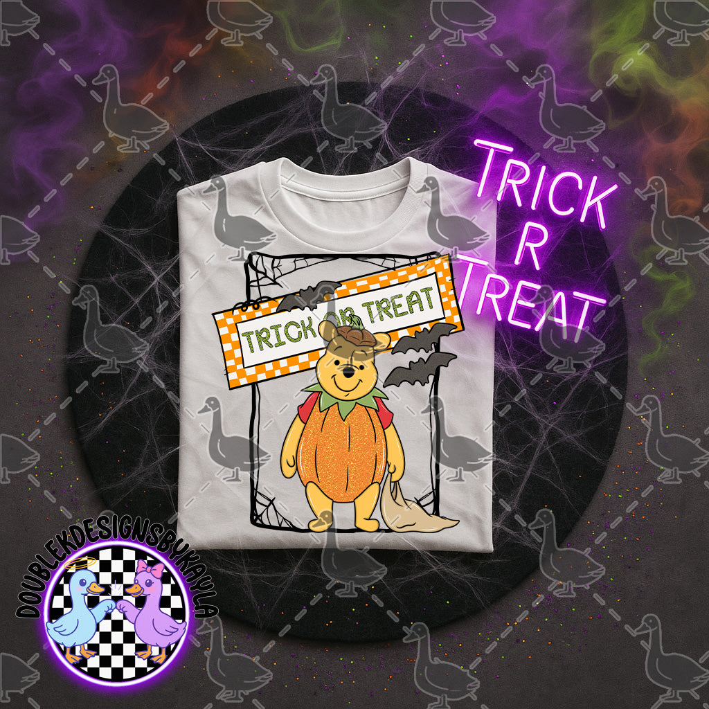 Halloween Trick or Treat Digital Design – 17 Character Styles (PNG)