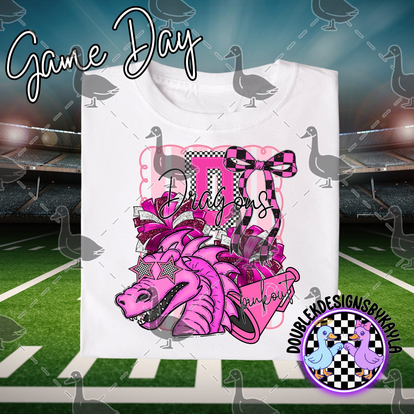 Pink Out Game Day Spirit Series – Multiple Team Options + Bundle