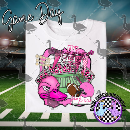 Pink Out Game Day Mascot Designs – 72 Digital Options + Bundle