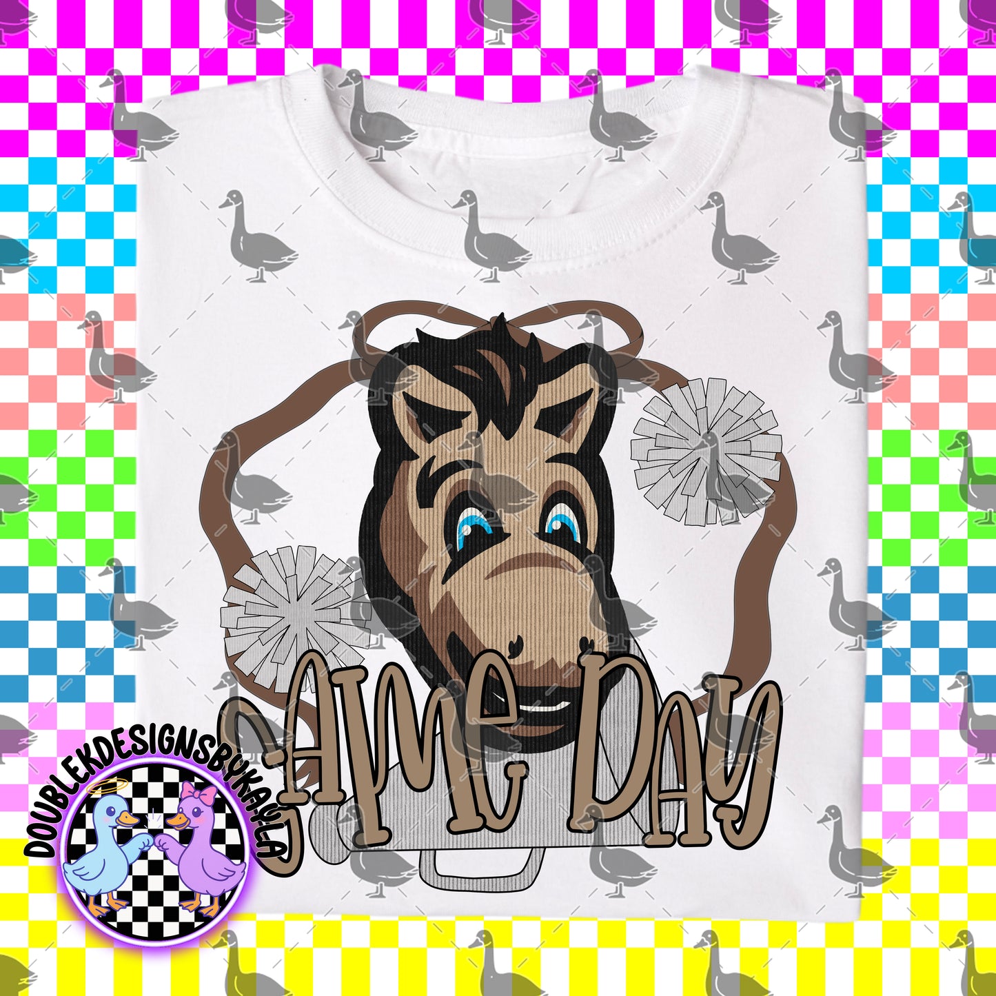 Game Day Bow + Pom Graphic Design Bundle – 16 Team-Inspired PNGs