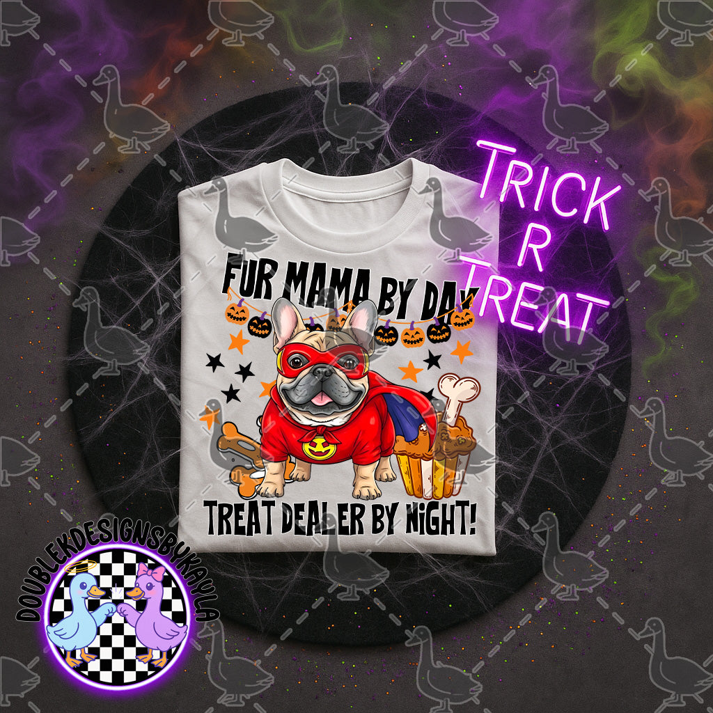 Fur Mama by Day – Halloween Dog Mom PNG Digital File