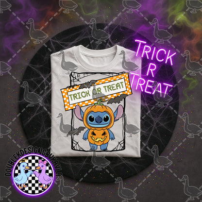 Halloween Trick or Treat Digital Design – 17 Character Styles (PNG)