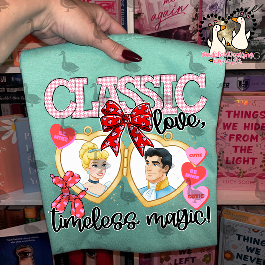 Cinderella Classic Love PNG Design