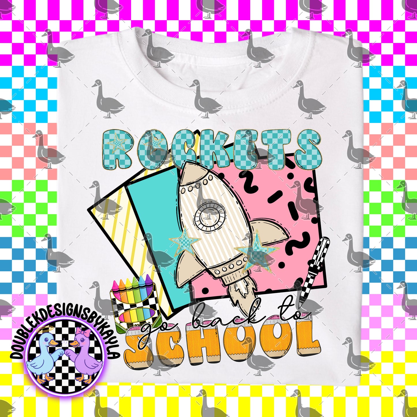Starry Back to School Vibes – Digital Design with Team Options + Bundle