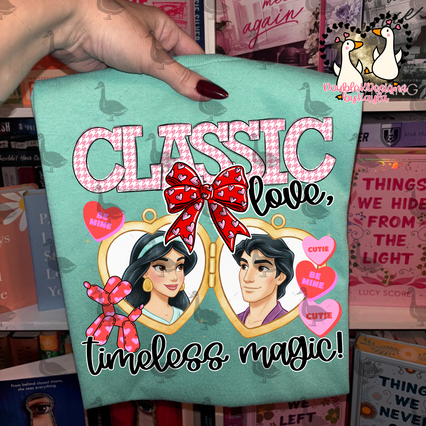 Jasmine Classic Love PNG Design