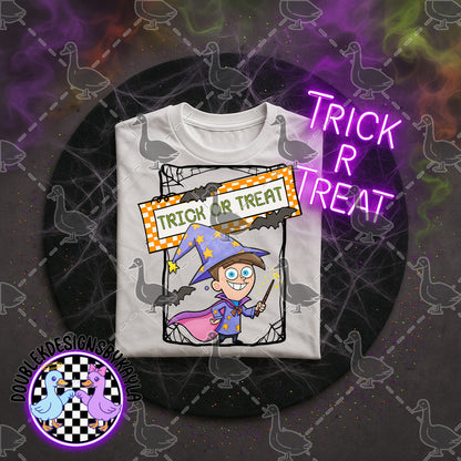 Halloween Trick or Treat Digital Design – 17 Character Styles (PNG)