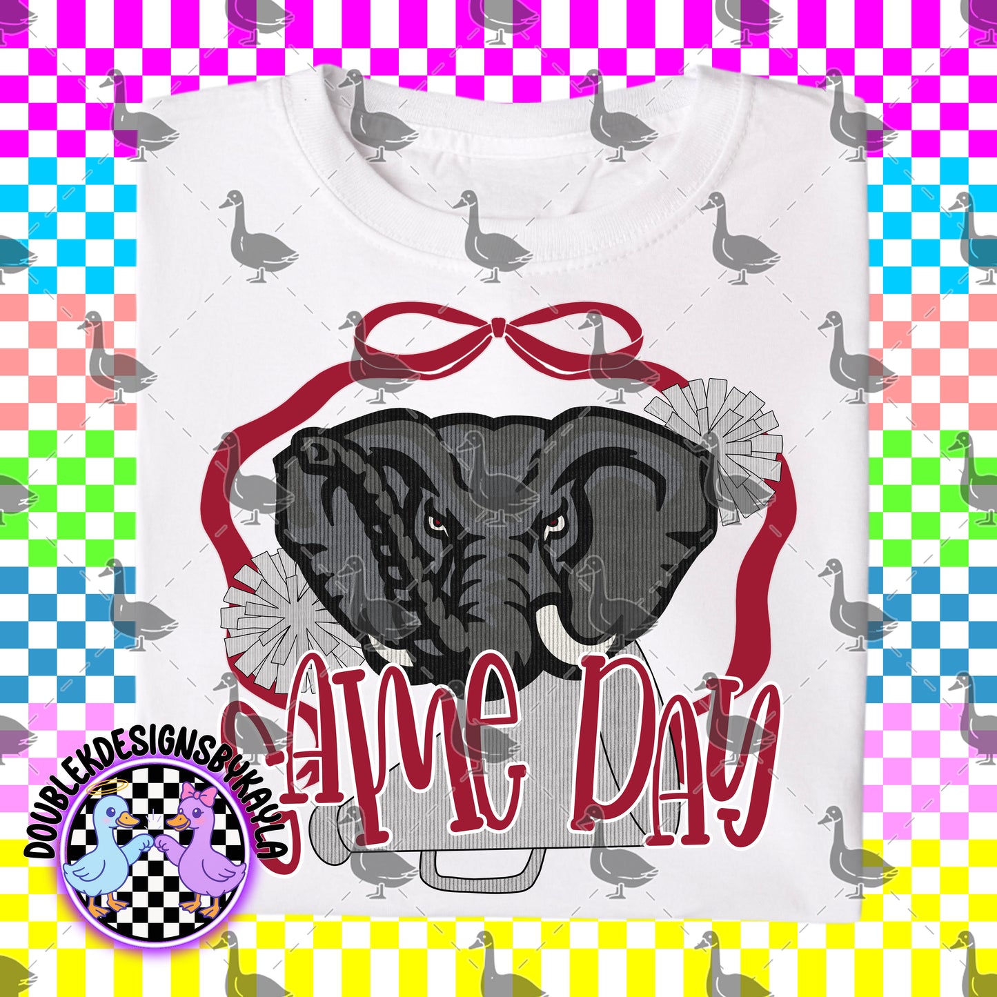 Game Day Bow + Pom Graphic Design Bundle – 16 Team-Inspired PNGs