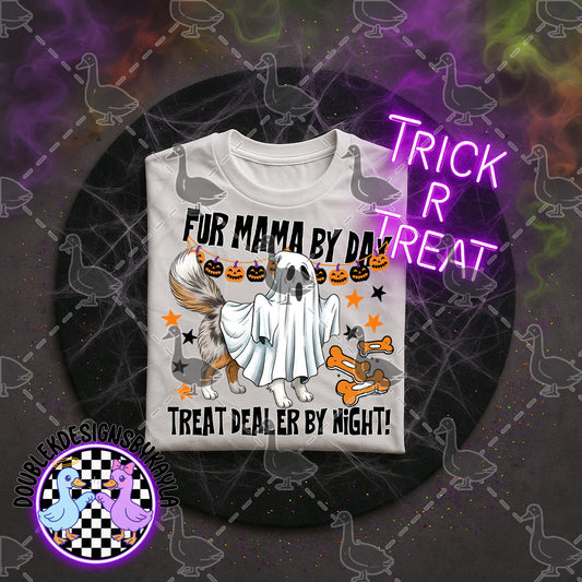 Fur Mama by Day – Halloween Dog Mom PNG Digital File