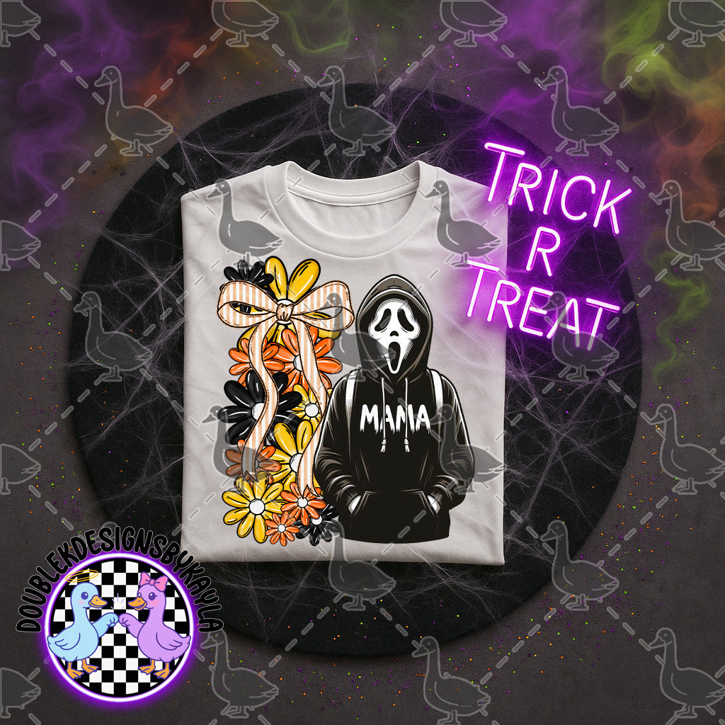 Spooky Mama Floral Halloween Digital Design