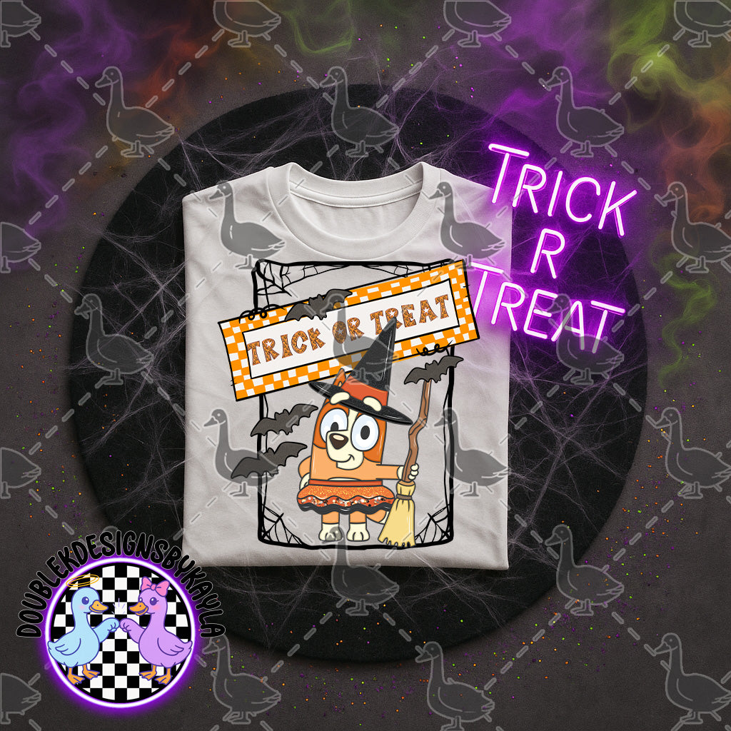 Halloween Trick or Treat Digital Design – 17 Character Styles (PNG)