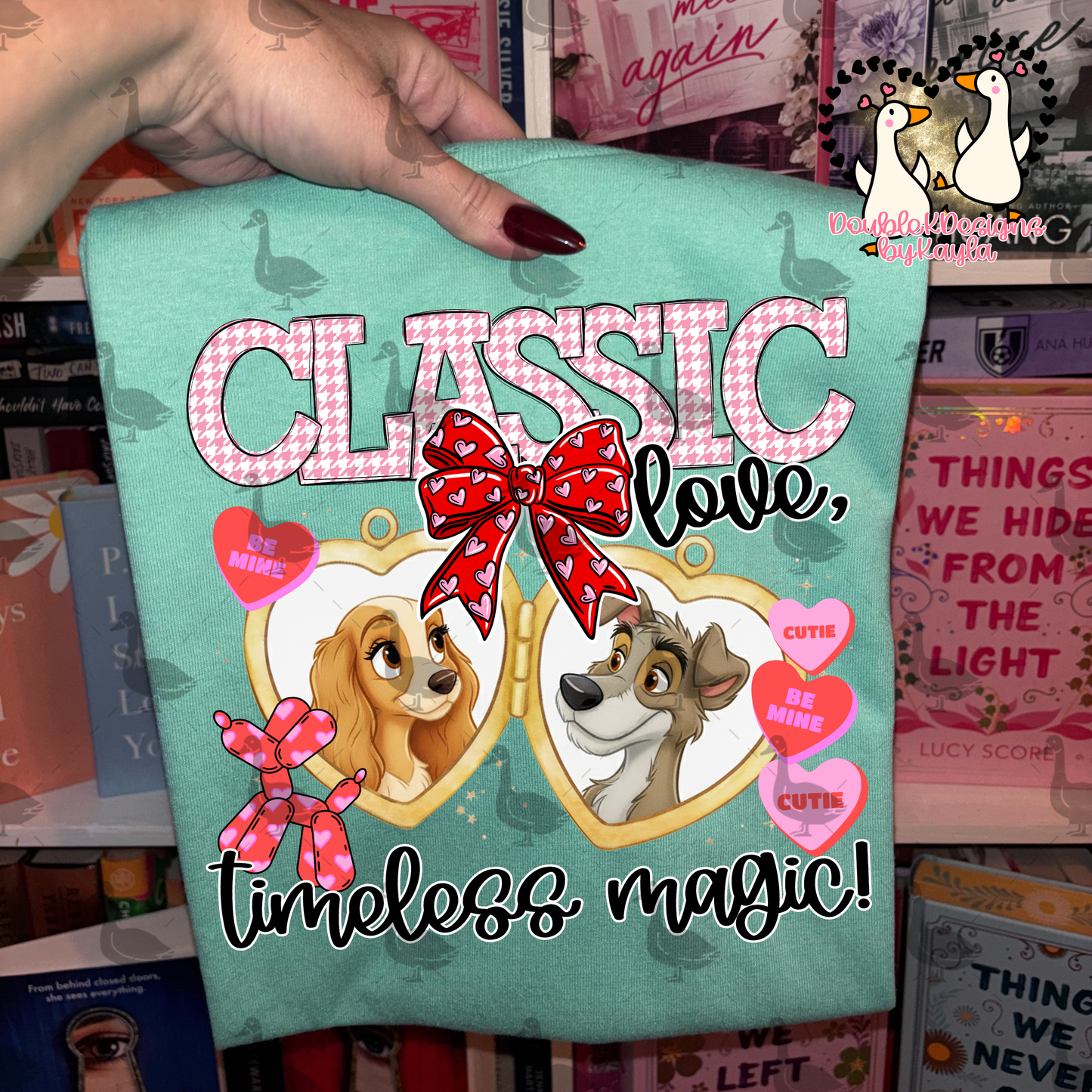 Lady Classic Love PNG Design