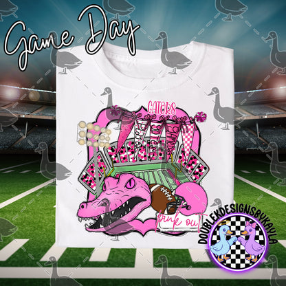 Pink Out Game Day Mascot Designs – 72 Digital Options + Bundle